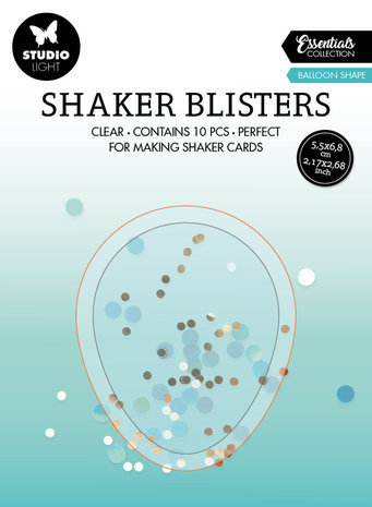 Studio Light Essentials Shaker Blisters Balloon Shape (SL-ES-BLIS12)