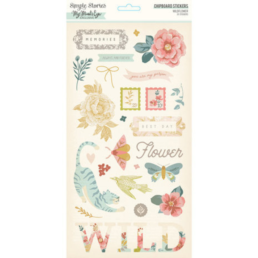 Simple Stories Wildflower 12x12 Inch Collector's Essential Kit (19529)