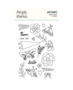 Simple Stories Wildflower Clear Stamps (19515)