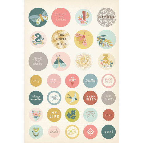 Simple Stories Wildflower Sticker Book (19520)