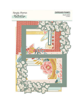Simple Stories Wildflower Chipboard Frames (19521)