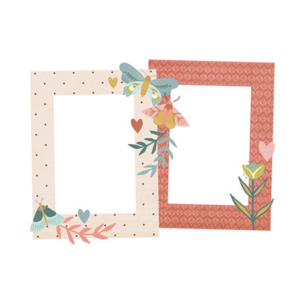 Simple Stories Wildflower Chipboard Frames (19521)