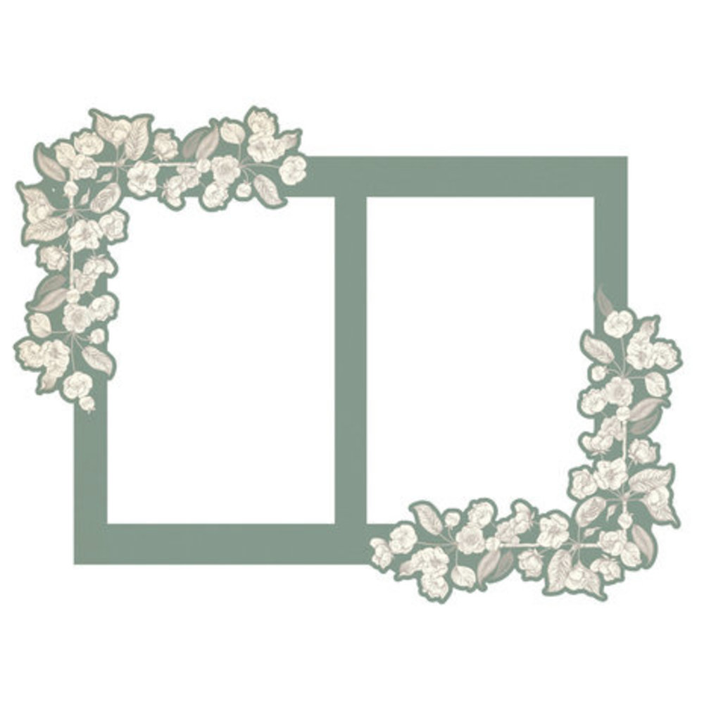 Simple Stories Wildflower Chipboard Frames (19521)