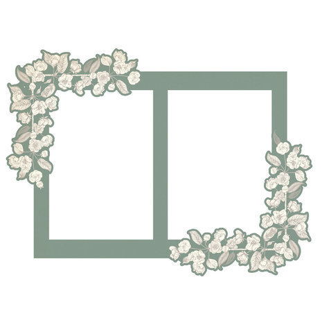 Simple Stories Wildflower Chipboard Frames (19521)