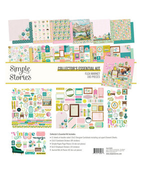 Simple Stories Flea Market 12x12 Inch Collector's Essential Kit (19628) Simple Stories Flea Market 12x12 Inch Collector's Essential Kit (19628)
