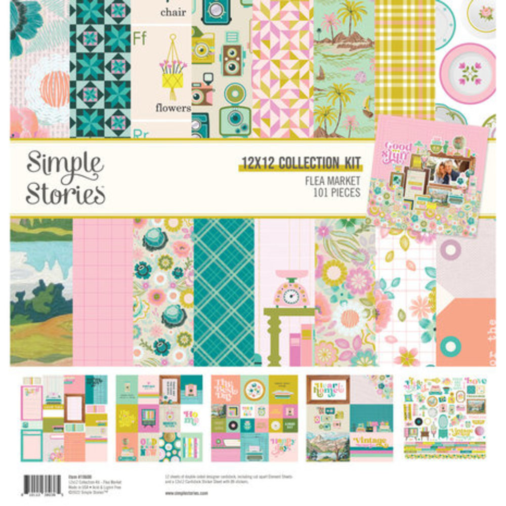 Simple Stories Flea Market 12x12 Inch Collection Kit (19600) Simple Stories Flea Market 12x12 Inch Collection Kit (19600)