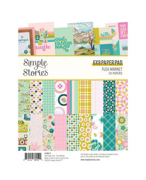 Simple Stories Flea Market 6x8 Inch Paper Pad (19614) Simple Stories Flea Market 6x8 Inch Paper Pad (19614)