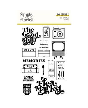 Simple Stories Flea Market Clear Stamps (19615)
