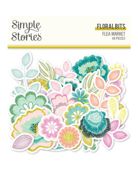 Simple Stories Flea Market Floral Bits (19619) Simple Stories Flea Market Floral Bits (19619)