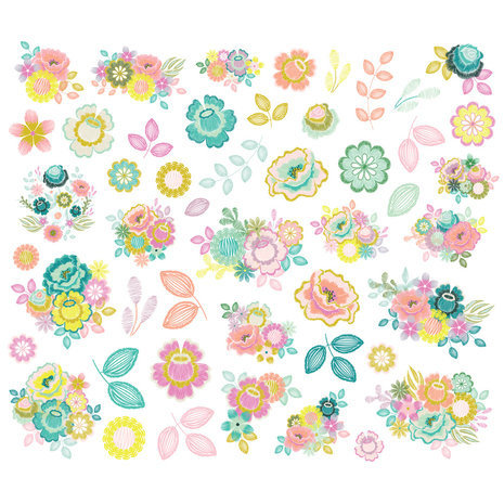 Simple Stories Flea Market Floral Bits (19619) Simple Stories Flea Market Floral Bits (19619)