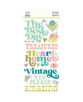 Simple Stories Flea Market Foam Stickers (19622) Simple Stories Flea Market Foam Stickers (19622)