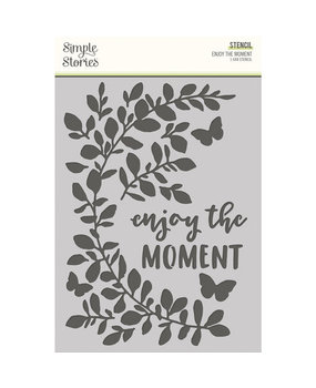 Simple Stories Simple Vintage Life in Bloom Stencil Enjoy the Moment (19741) Simple Stories Simple Vintage Life in Bloom Stencil Enjoy the Moment (19741)