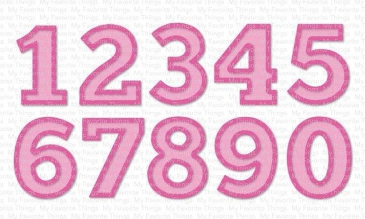 My Favorite Things Die-namics Solid Numbers (MFT-2445) My Favorite Things Die-namics Solid Numbers (MFT-2445)