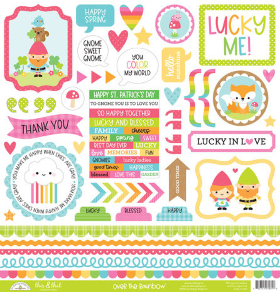 Doodlebug Design Inc. Over The Rainbow 12x12 Inch Paper Pack (7994) Doodlebug Design Inc. Over The Rainbow 12x12 Inch Paper Pack (7994)