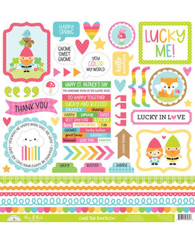 Doodlebug Design Inc. Over The Rainbow This & That Stickers (7981) Doodlebug Design Inc. Over The Rainbow This & That Stickers (7981)