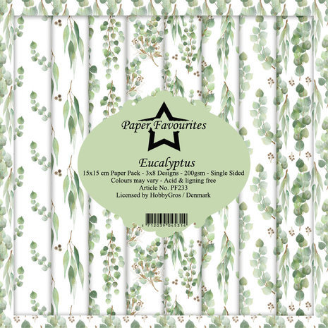 Paper Favourites Eucalyptus 6x6 Inch Paper Pack (PF233)