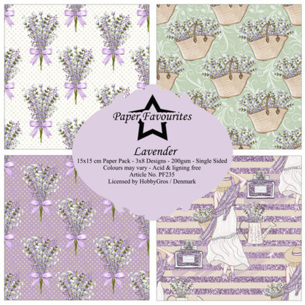 Paper Favourites Lavender 6x6 Inch Paper Pack (PF235)