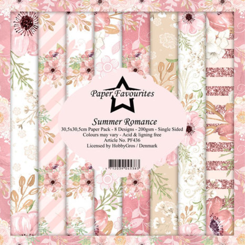 Paper Favourites Summer Romance 12x12 Inch Paper Pack (PF436)