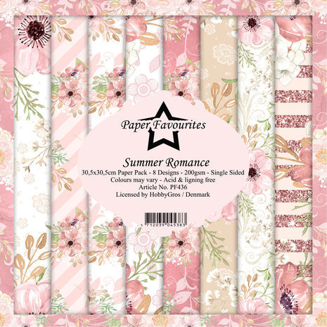 Paper Favourites Summer Romance 12x12 Inch Paper Pack (PF436) 