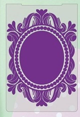 Gemini Opulent Oval 3D Embossing Folder and Nesting Dies (GEM-EFD-3D-OPOV)