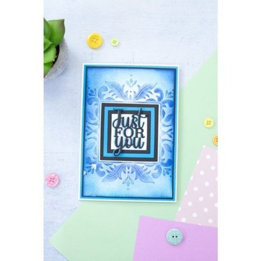 Gemini Stylish Square 3D Embossing Folder and Nesting Dies (GEM-EFD-3D-STSQ) Gemini Stylish Square 3D Embossing Folder and Nesting Dies (GEM-EFD-3D-STSQ)