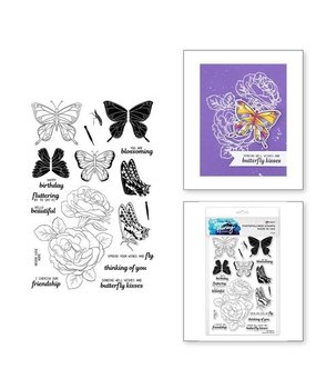 Simon Hurley Create Butterfly Kisses Clear Stamps (HUR80701) Simon Hurley Create Butterfly Kisses Clear Stamps (HUR80701)