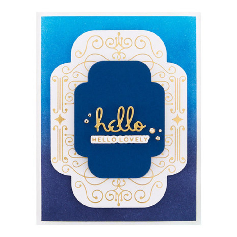 Spellbinders Four Petal Thanks Enclosed Sentiments Dies (S6-208) Spellbinders Four Petal Thanks Enclosed Sentiments Dies (S6-208)