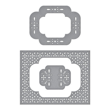 Spellbinders Four Petal Scrolled Punch & Pierce Plate Dies (S5-568) Spellbinders Four Petal Scrolled Punch & Pierce Plate Dies (S5-568)