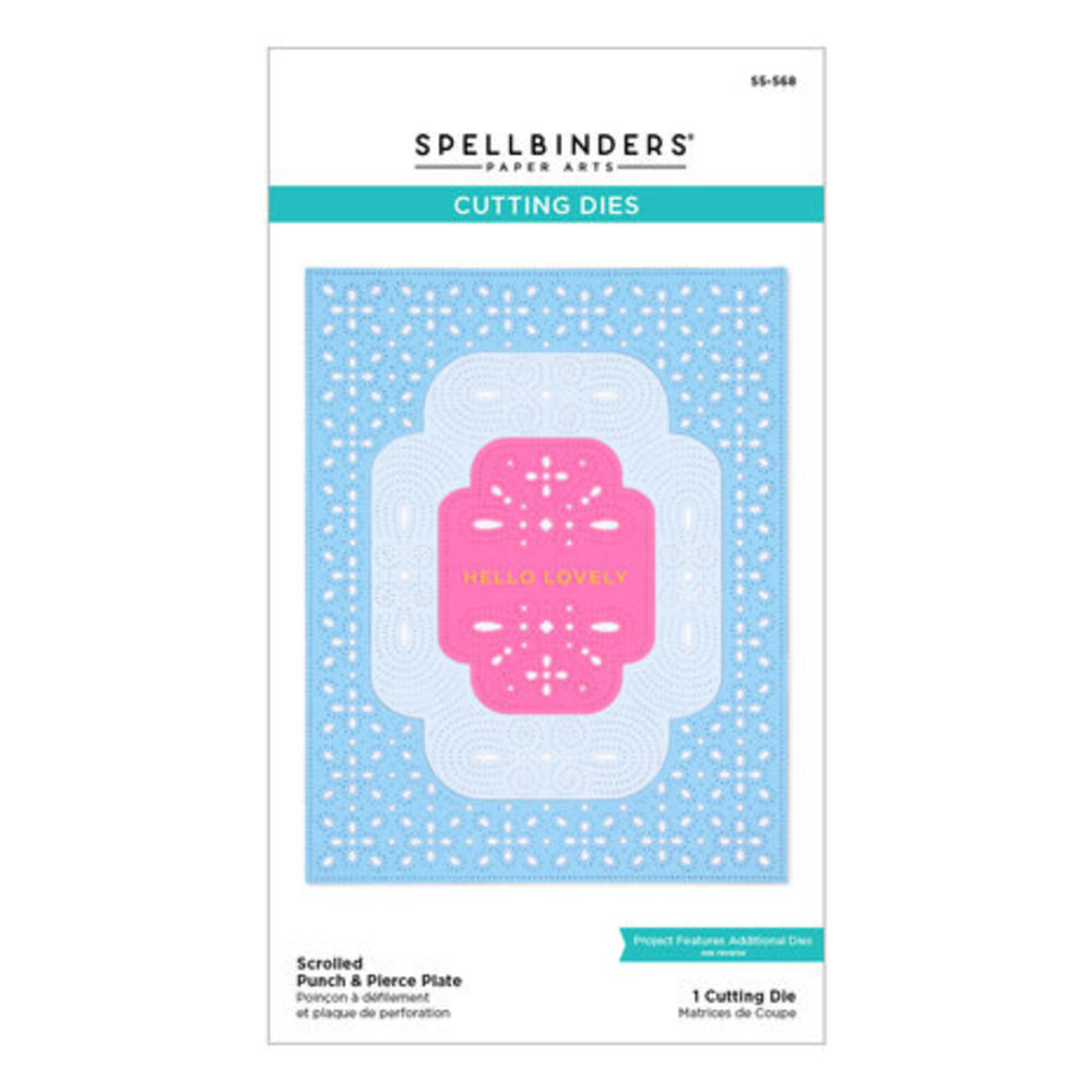 Spellbinders Four Petal Scrolled Punch & Pierce Plate Dies (S5-568) Spellbinders Four Petal Scrolled Punch & Pierce Plate Dies (S5-568)