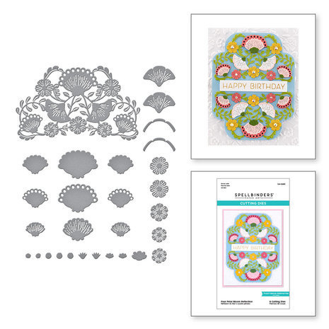 Spellbinders Four Petal Bloom Reflection Dies (S4-1263) Spellbinders Four Petal Bloom Reflection Dies (S4-1263)