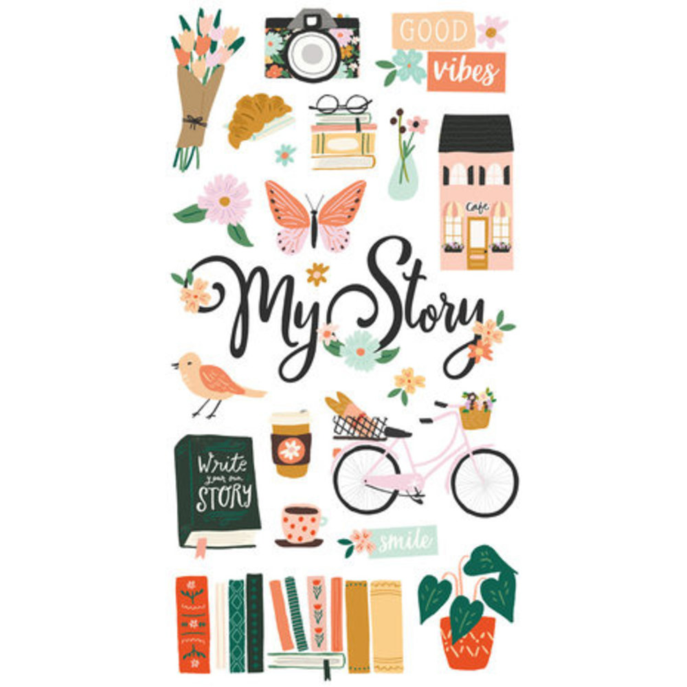 Simple Stories My Story Chipboard Stickers (19316) Simple Stories My Story Chipboard Stickers (19316)