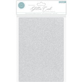 Craft Consortium The Essential Glitter Card A4 Silver (CCEGC001)