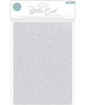 Craft Consortium The Essential Glitter Card A4 Silver (CCEGC001) Craft Consortium The Essential Glitter Card A4 Silver (CCEGC001)