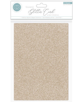 Craft Consortium The Essential Glitter Card A4 Champagne (CCEGC003)