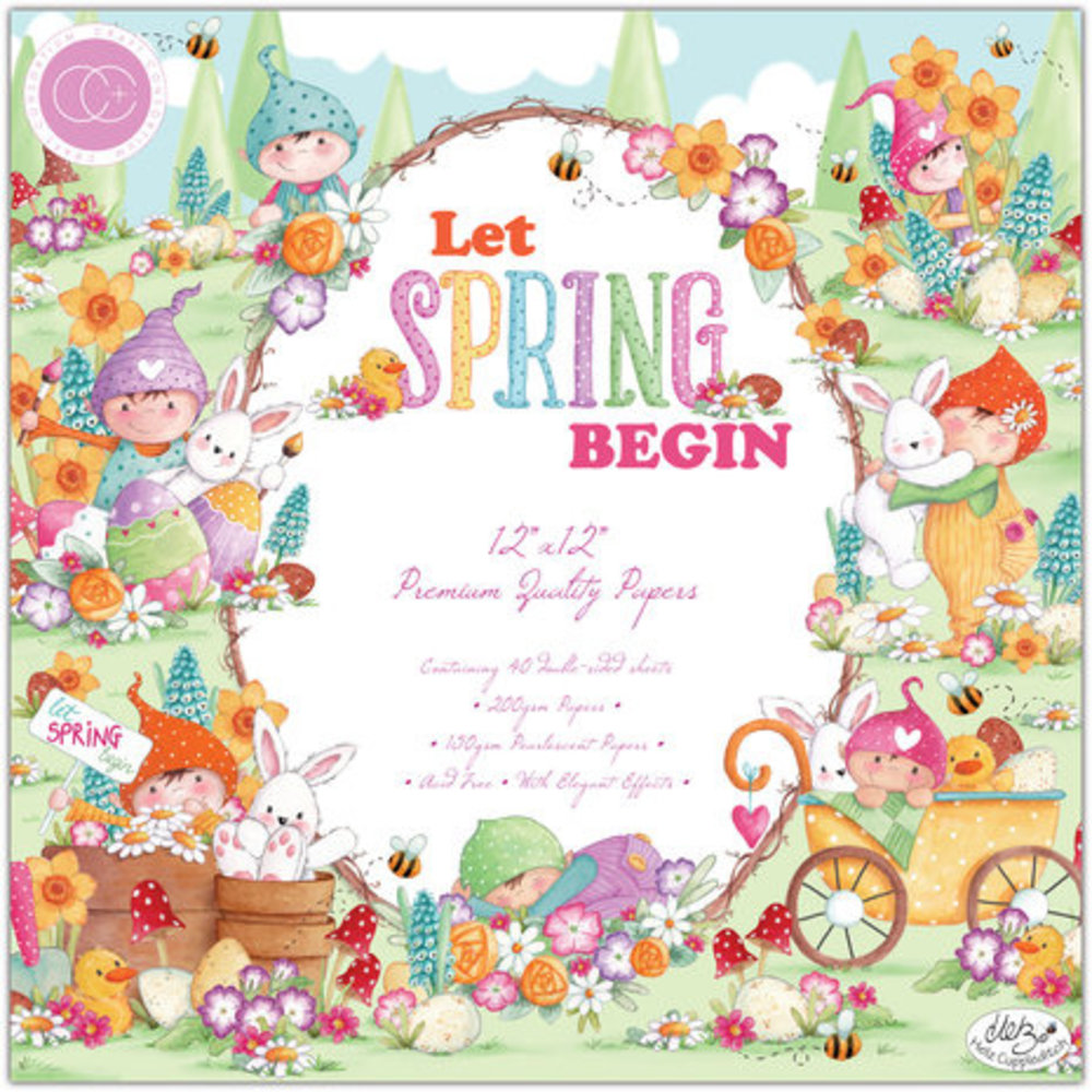 Craft Consortium Let Spring Begin 12x12 Inch Paper Pad (CCPPAD041) Craft Consortium Let Spring Begin 12x12 Inch Paper Pad (CCPPAD041)