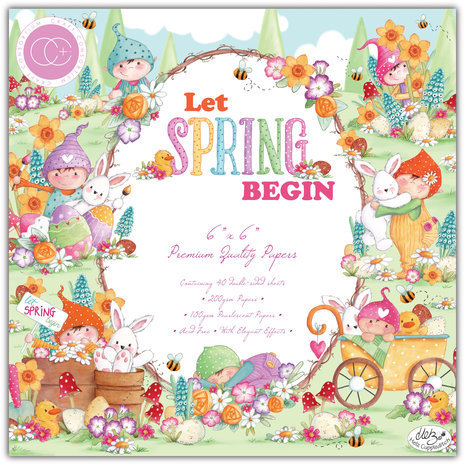 Craft Consortium Let Spring Begin 6x6 Inch Paper Pad (CCPPAD041B) Craft Consortium Let Spring Begin 6x6 Inch Paper Pad (CCPPAD041B)