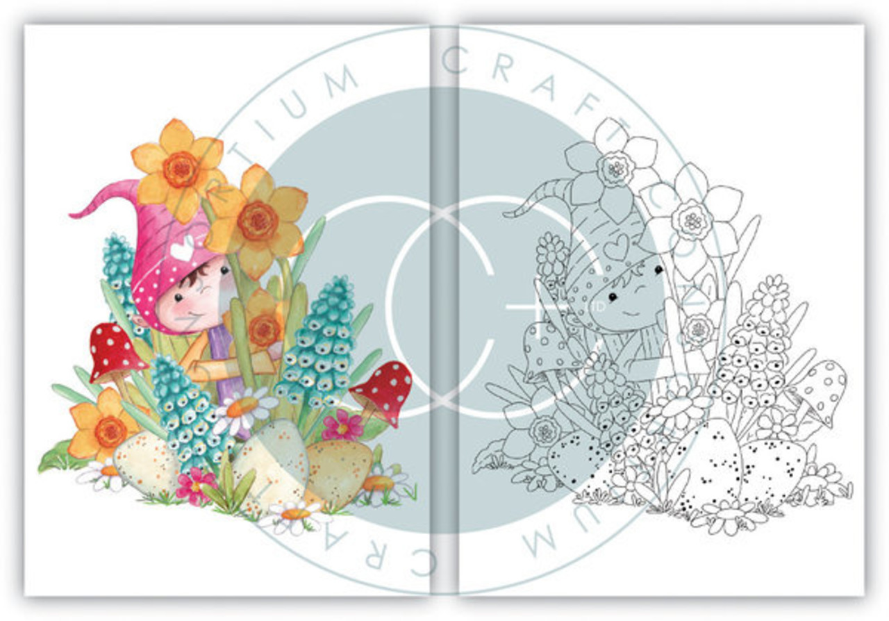 Craft Consortium Let Spring Begin A6 Premium Marker Pad (CCPPAD041D)