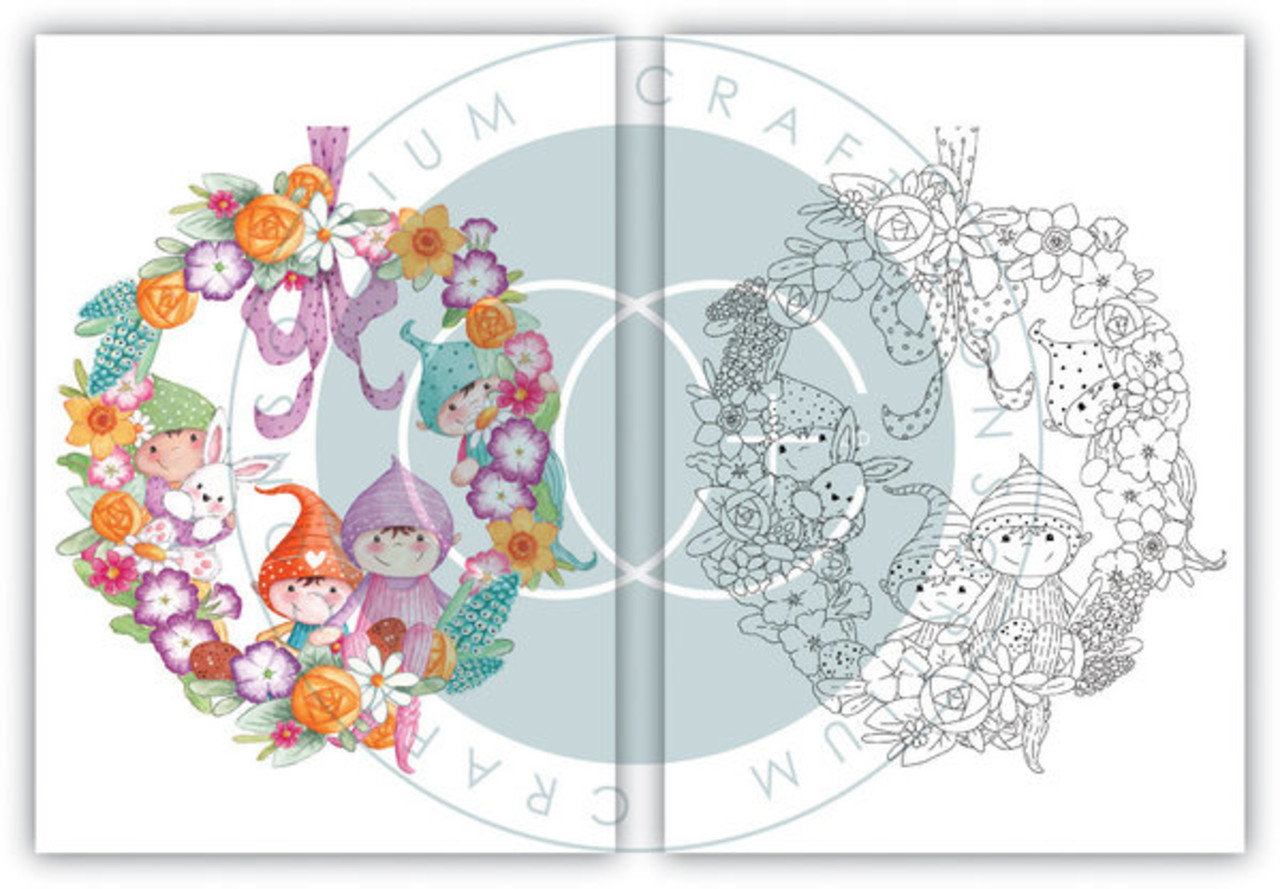 Craft Consortium Let Spring Begin A6 Premium Marker Pad (CCPPAD041D)