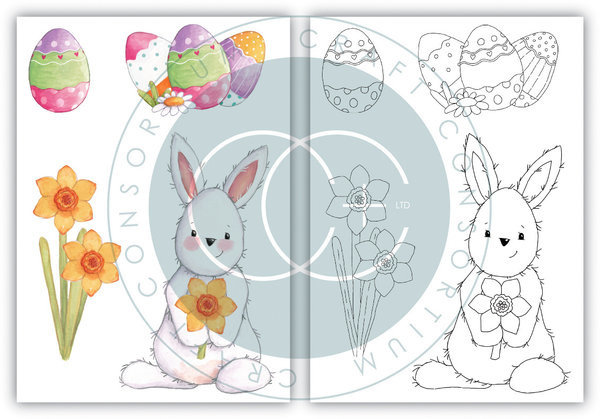 Craft Consortium Let Spring Begin A6 Premium Marker Pad (CCPPAD041D)