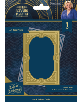 Crafter's Companion The Roaring Twenties Cut & Emboss Folder Art Deco Frame (S-TRT-CEF4-ADFR) Crafter's Companion The Roaring Twenties Cut & Emboss Folder Art Deco Frame (S-TRT-CEF4-ADFR)