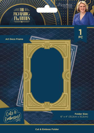 Crafter's Companion The Roaring Twenties Cut & Emboss Folder Art Deco Frame (S-TRT-CEF4-ADFR) Crafter's Companion The Roaring Twenties Cut & Emboss Folder Art Deco Frame (S-TRT-CEF4-ADFR)