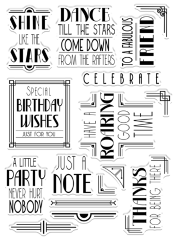 Crafter's Companion The Roaring Twenties Clear Stamp Shine Like the Stars (S-TRT-CA-ST-SLTS) Crafter's Companion The Roaring Twenties Clear Stamp Shine Like the Stars (S-TRT-CA-ST-SLTS)