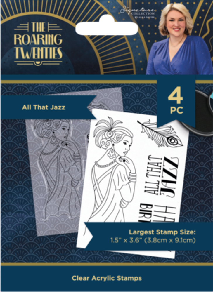 Crafter's Companion The Roaring Twenties Clear Stamp All That Jazz (S-TRT-CA-ST-ATJ)