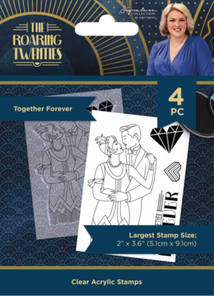 Crafter's Companion The Roaring Twenties Clear Stamp Together Forever (S-TRT-CA-ST-TOFO) Crafter's Companion The Roaring Twenties Clear Stamp Together Forever (S-TRT-CA-ST-TOFO)