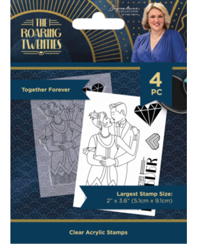 Crafter's Companion The Roaring Twenties Clear Stamp Together Forever (S-TRT-CA-ST-TOFO) Crafter's Companion The Roaring Twenties Clear Stamp Together Forever (S-TRT-CA-ST-TOFO)