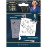 Crafter's Companion The Roaring Twenties Clear Stamp Raise a Glass (S-TRT-CA-ST-RAG)