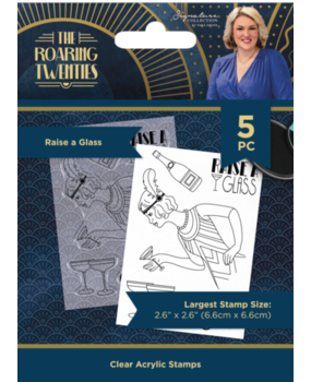 Crafter's Companion The Roaring Twenties Clear Stamp Raise a Glass (S-TRT-CA-ST-RAG) Crafter's Companion The Roaring Twenties Clear Stamp Raise a Glass (S-TRT-CA-ST-RAG)