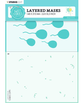 Studio Light Sweet Stories Masking Stencil Balloons (SL-SS-MASK191)