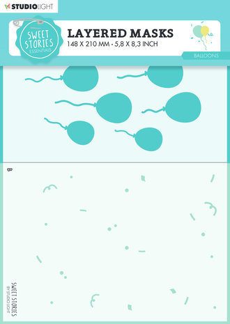 Studio Light Sweet Stories Masking Stencil Balloons (SL-SS-MASK191)