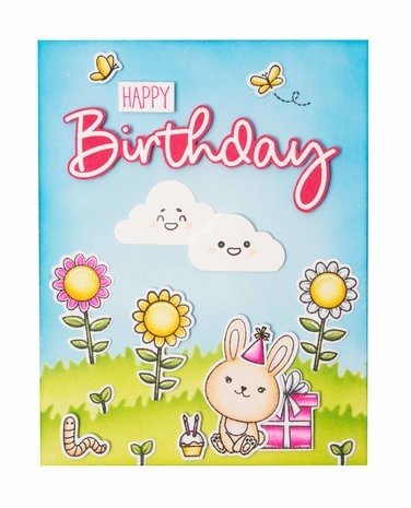 Studio Light Sweet Stories Clear Stamp Quotes Large Make a Wish (SL-SS-STAMP418)